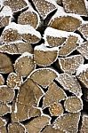 Stack Of Firewood Stock Photo