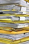Stack Of Papers Stock Photo
