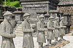 Statues At The Tomb Of Khai-Dinh Stock Photo
