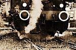 Steam Locomotive Stock Photo