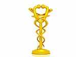 Stethoscope In Medical Sign Model Stock Photo