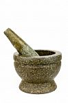 Stone Mortar And Pestle Stock Photo