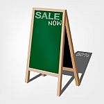 Storefront Chalkboard Labels Stock Photo