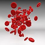 Stream Of Blood Cells Stock Photo