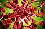 Stream Of Blood Cells Stock Photo