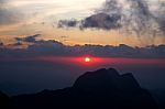 Sunset At Doi Laung Chiang Dao-thailand Stock Photo