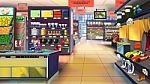 Supermarket Interior Stock Photo