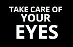 Take Care Of Your Eyes Chromatic Aberration Illustration Background Stock Photo