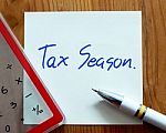 Tax Season Stock Photo
