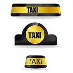 Taxi Tags Stock Photo