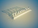 Teamwork = Success Stock Photo