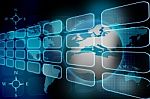 Technology Background Stock Photo