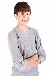 Teenage Boy Stock Photo