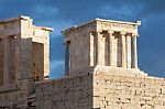 Temple Of Athena Nike Stock Photo