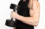 Tense Muscles Stock Photo