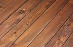 Textured Rustic Wooden Dark Brown Table Background Stock Photo
