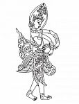 Thai Art Angle 1 Stock Photo