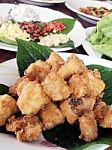 Thai Fried Fish Stock Photo