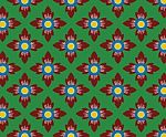 Thai Traditional Style Art Pattern Stock Photo