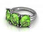 The Beauty Wedding Ring Stock Photo