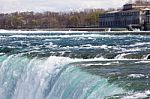 The Beginning Of The Niagara Falls Stock Photo
