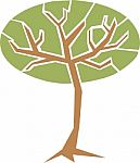 The Circle Trees Stock Photo