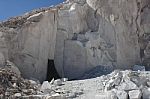 The Gypsum Quarry Of Valle Del Jere Stock Photo