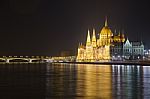The Hungarian Parliament Stock Photo