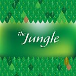 The Jungle Label Title Frame Stock Photo