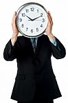 Time Is The Face Of The Business Stock Photo