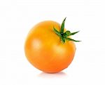 Tomato Isolated On The White Background Stock Photo