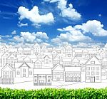 Town Stock Photo