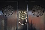 Traditional - Period -  Antique - Front Door Knocker Stock Photo