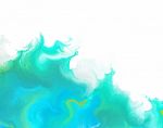 Turquoise Abstract Wave Stock Photo
