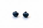 Two Blueberries Stock Photo