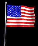 USA Flag Stock Photo