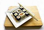 Veg Sushi Stock Photo