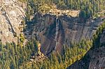 Vernal Waterfall In Yosemite National Park In California, Usa Stock Photo