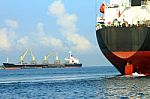 Vessel Cargo Stock Photo