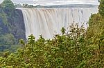 Victoria Falls In Zambia Stock Photo