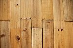 Wall Made ​​of Planks Stock Photo