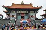 Wat Leng-noei-yi 2, The Largest Chinese Buddhist Temple In Thail Stock Photo