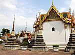Wat Pho, The Temple Of Reclining Buddha, Bangkok, Thailand Stock Photo