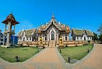 Wat Srisa Thong Temple, Nakhon Pathom Province, Thailand Stock Photo