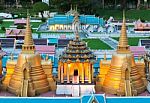 Wat Thai Mini Siam Stock Photo