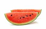 Water Melon Isolated On White Background Stock Photo