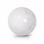 White Marble Globe 3d Illustration Stock Photo