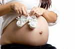 Wonderful Pregnant Woman Stock Photo