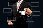Working Plans Stock Photo
