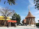 Worship Buddhist Pavilion Statue At Temple In Thailand  Stock Photo